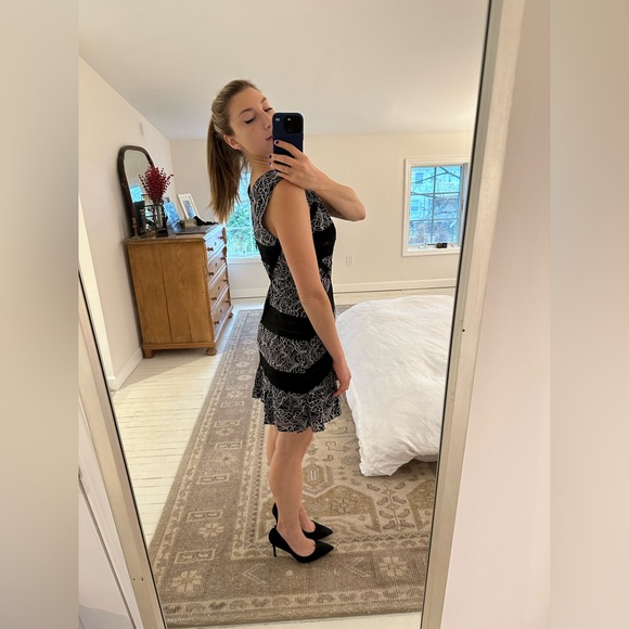 BCBG Max Azria Black and Lace Dress - Picture 4 of 6